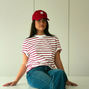 The Perfect White/Red Breton stripe t-shirt